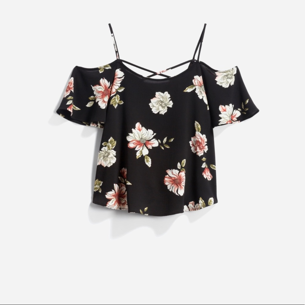Kaileigh cold shoulder blouse, Sz XL, NWT - Picture 1 of 5